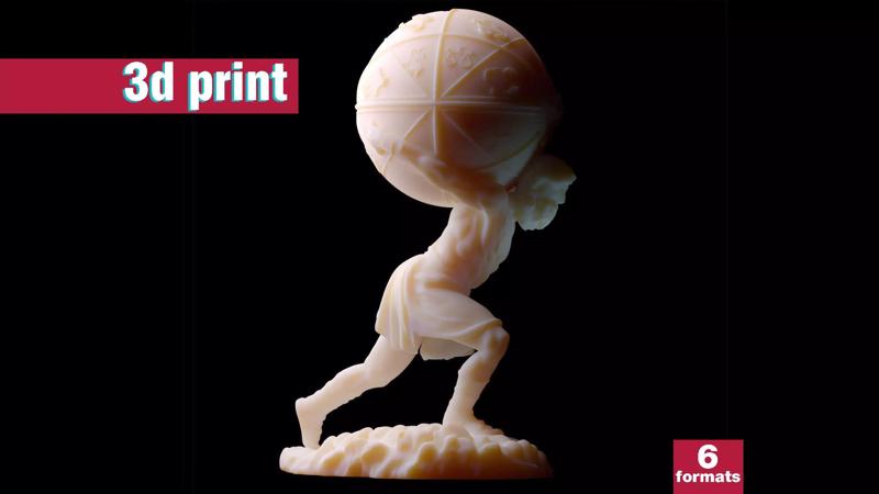 Atlas Holding the Zodiac