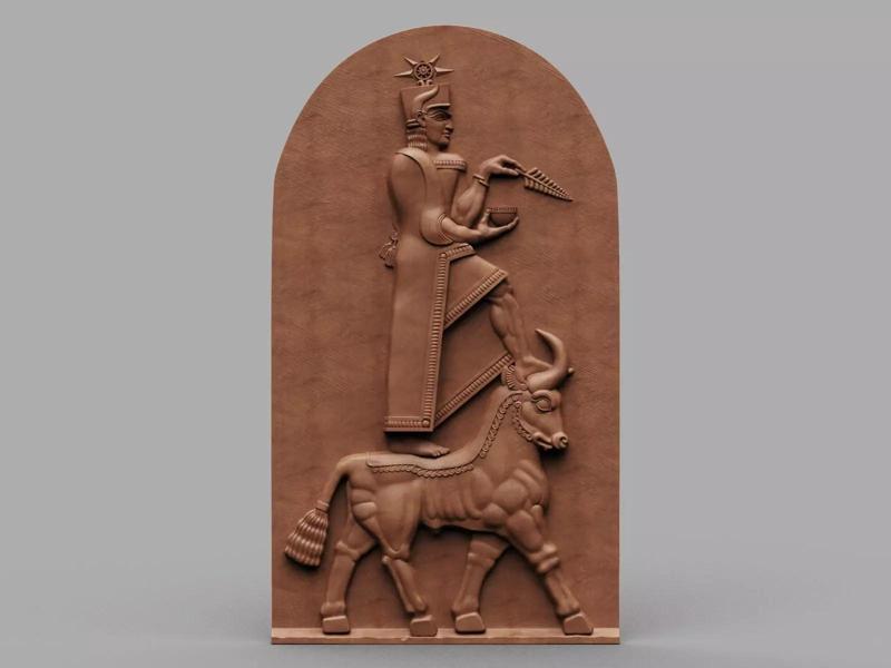 Bas Relief of Teisheba