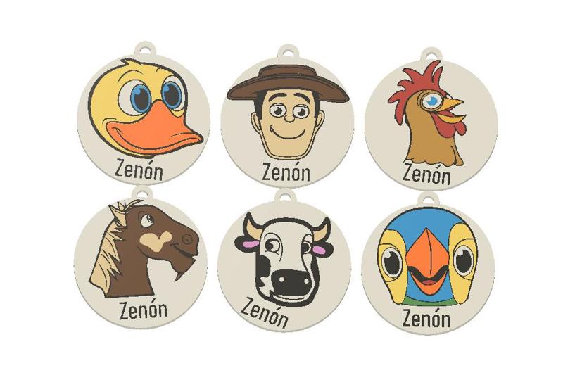 zenon's farm, key chains, souvenirs