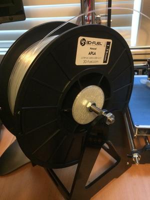 Filament spool 52mm to 8mm adapter