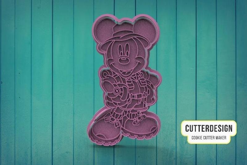 Mickey Mouse Safari Cookie cutter