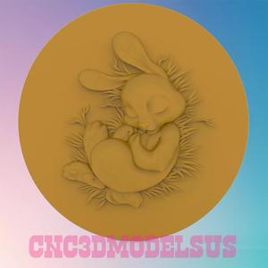 Bunny 3D MODEL STL FILE FOR CNC ROUTER LASER