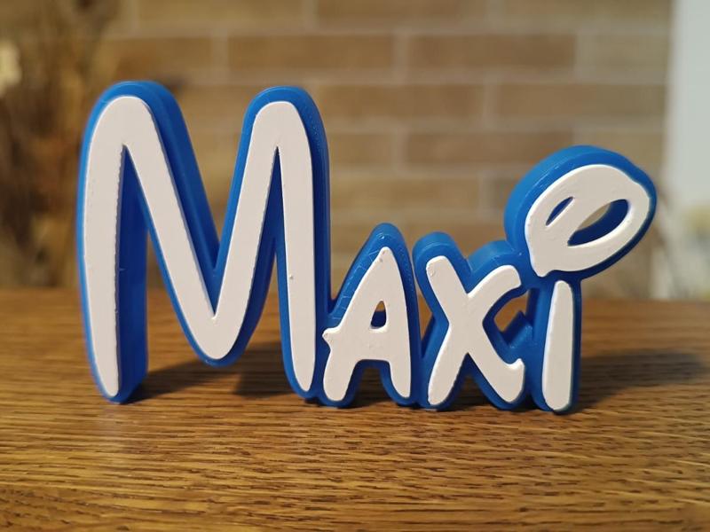 Disney Name Sign Maxi Kid Room Wall Decor Tag 