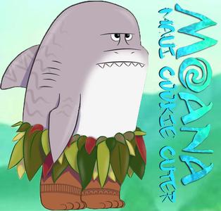 Maui Escualo cookie cutter by Moana