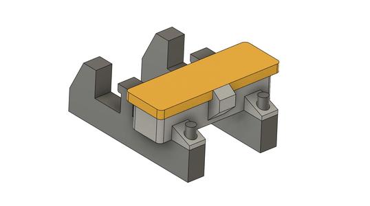 G scale PZB magnet with holder for garden railroad