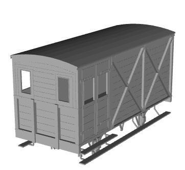 Cavan and Leitrim Passage Brakevan Ex Cork and Muskerry 1/35 scale