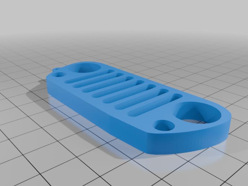 Jeep Wrangler TJ Keychain