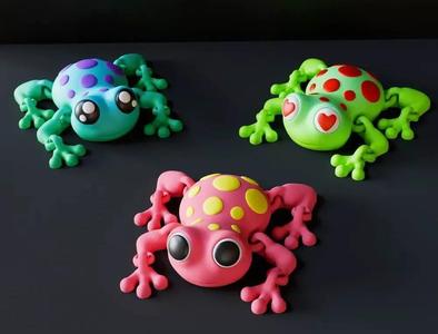 Cute frog stl