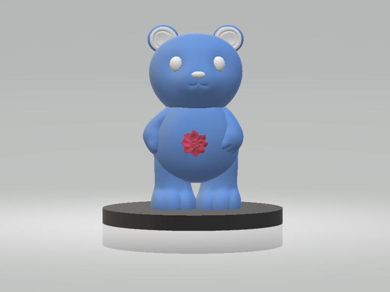 TEDDY BEAR TOY 3D PRINTABLE MODEL