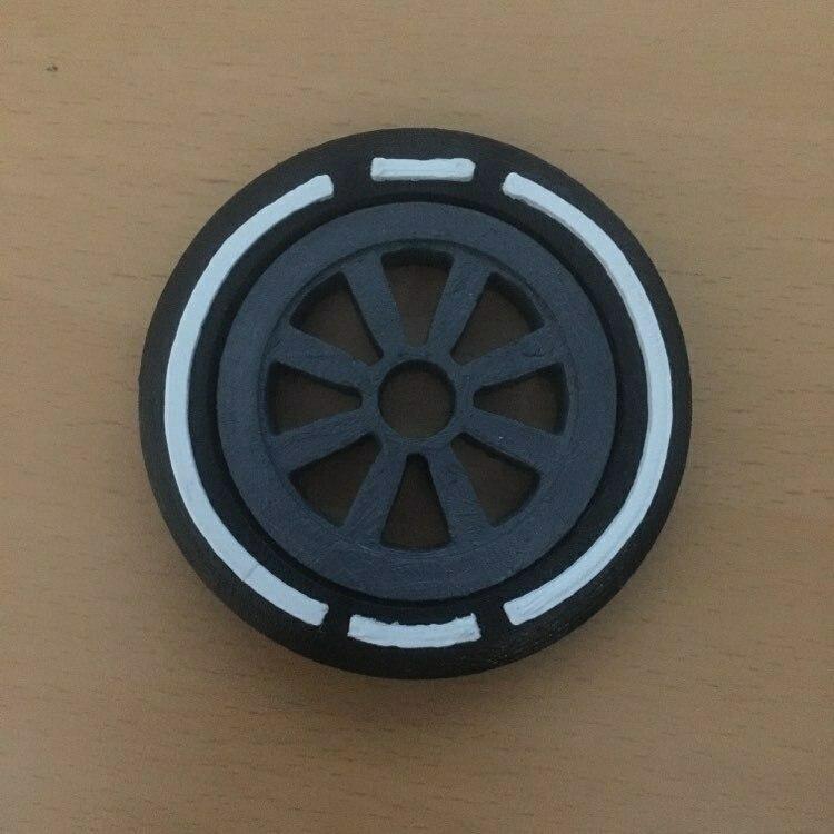 F1 Tyre / Open Wheel Wall Art (Small Version 7cm x 7cm x 1.3cm)