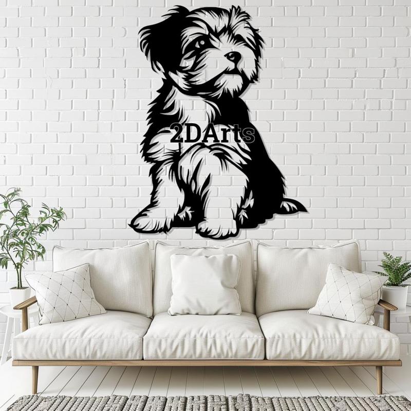 Maltese Dog 2D Wall Art/Window Art