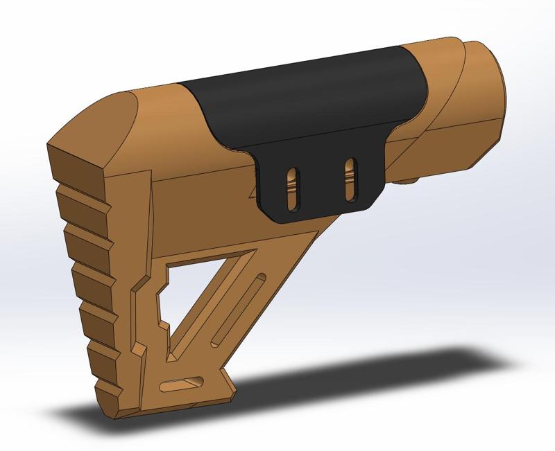 AIRSOFT STOCK DMR/AR/M4 STYLE V2