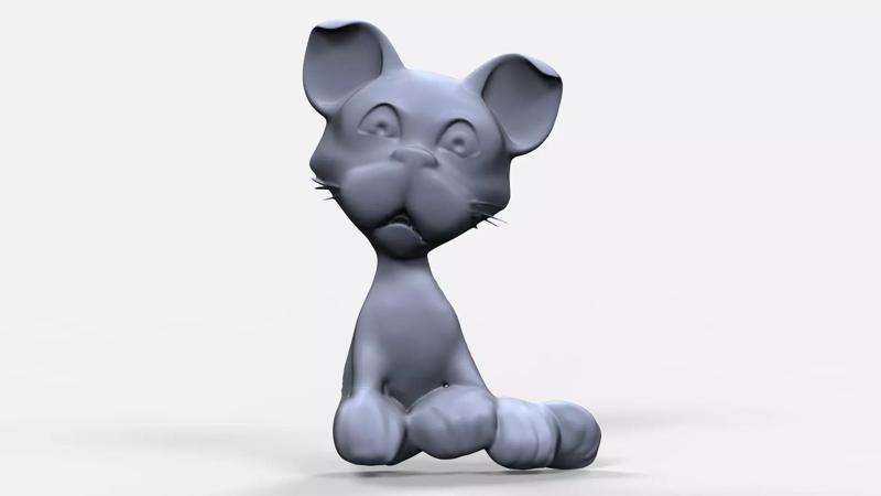 Puppy bas relief