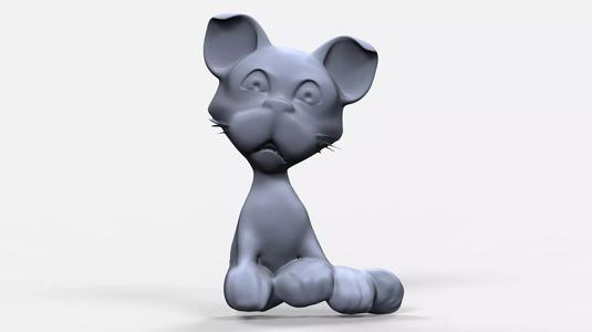 Puppy bas relief