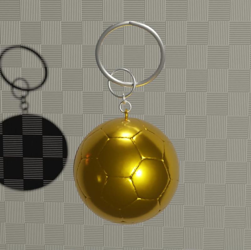 Soccer Ball Keychain