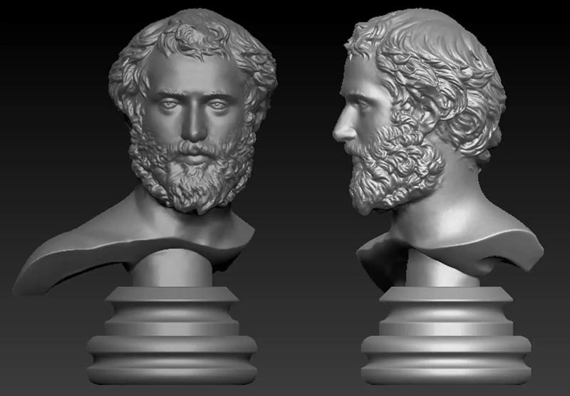 Roman Bust 3d model