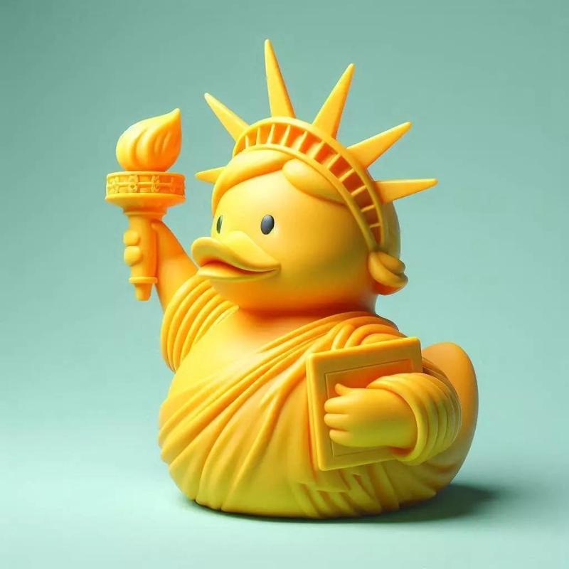 Rubber Duck Statue of Liberty