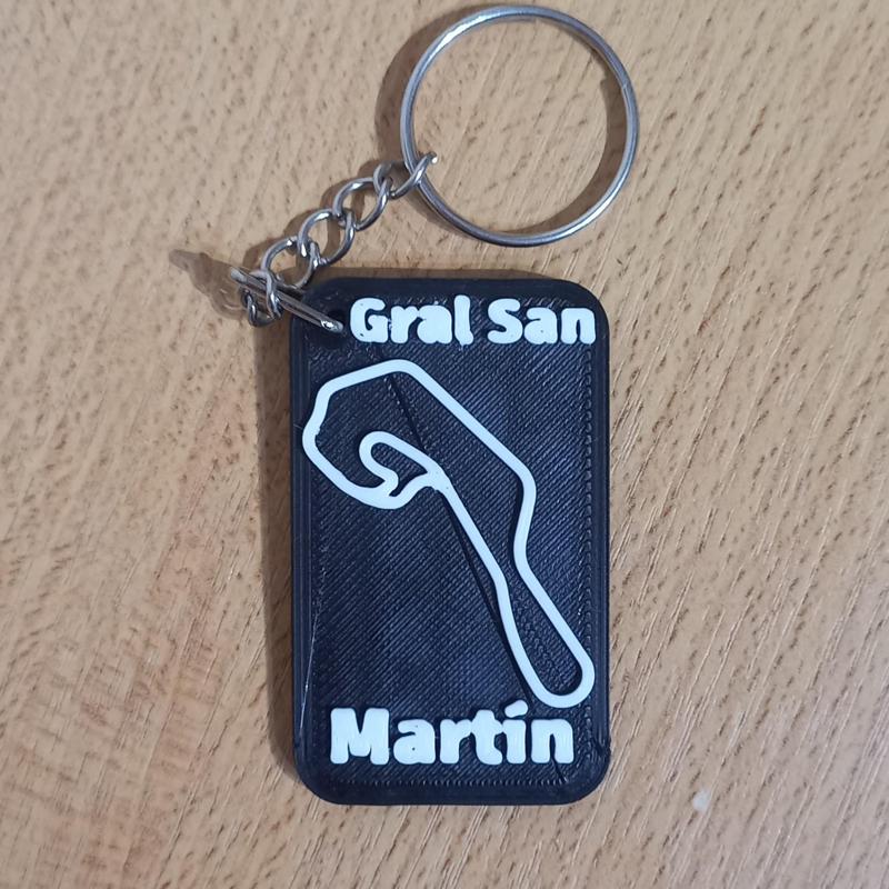 Key ring of Gral. San Martin Circuit