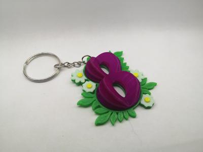 Women's Day Key Ring (March 8)