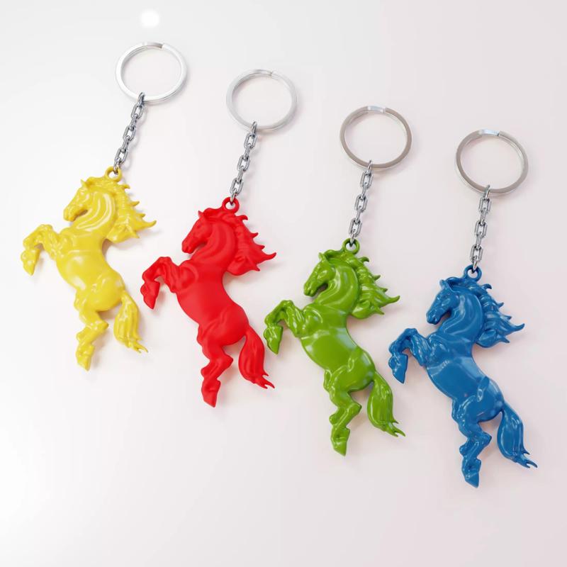 Rearing Horse STL 3D print Horse Gift Keychain Horse  Charm