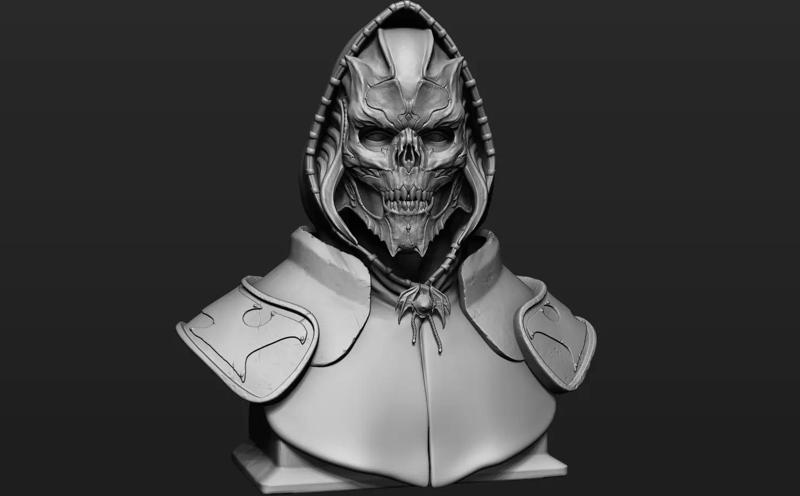 Skull Orc Sculpt