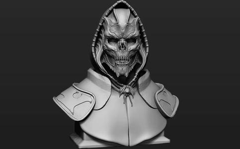 Skull Orc Sculpt