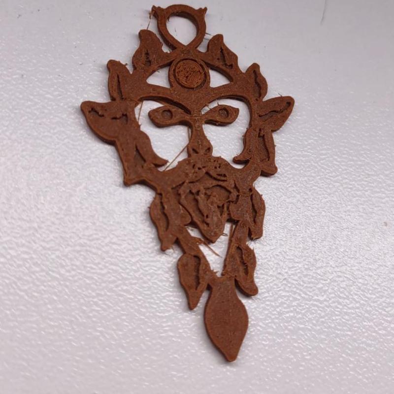 Green Man Pendant