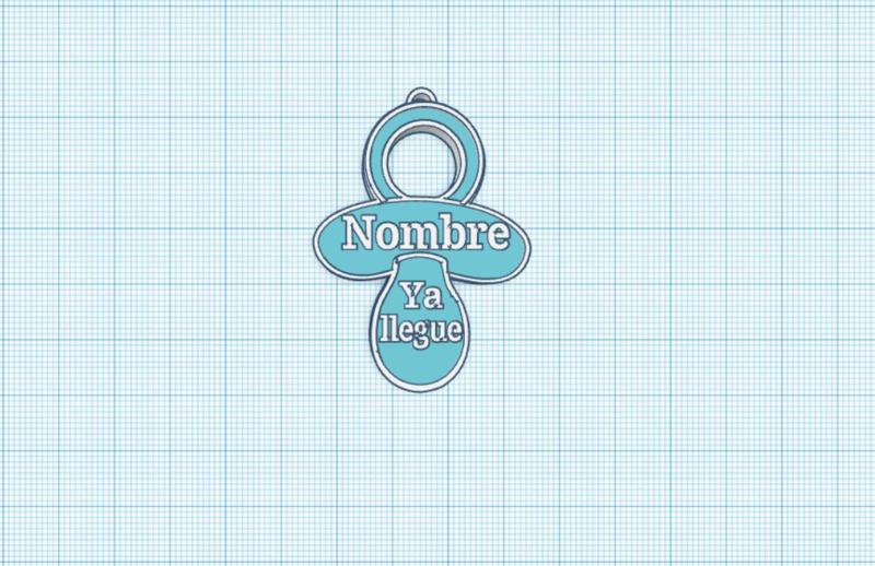 Pacifier keychain (pacifier)