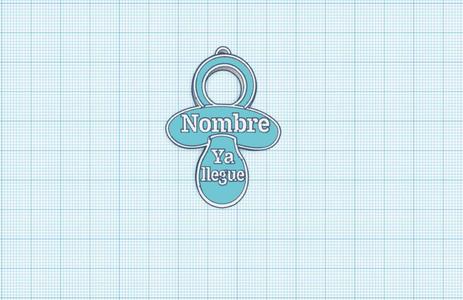 Pacifier keychain (pacifier)
