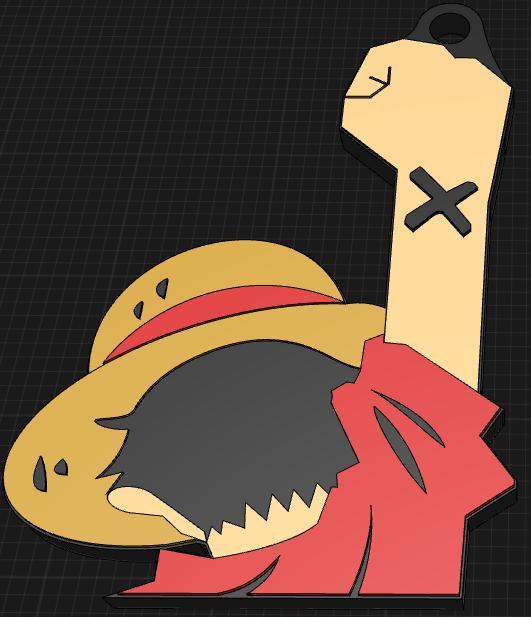 Luffy Keychain