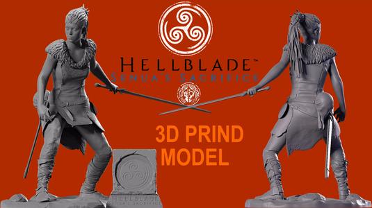 HELLBLADE SENUAS SACRIFICE  3D PRINT MODEL STL FBX ZTL