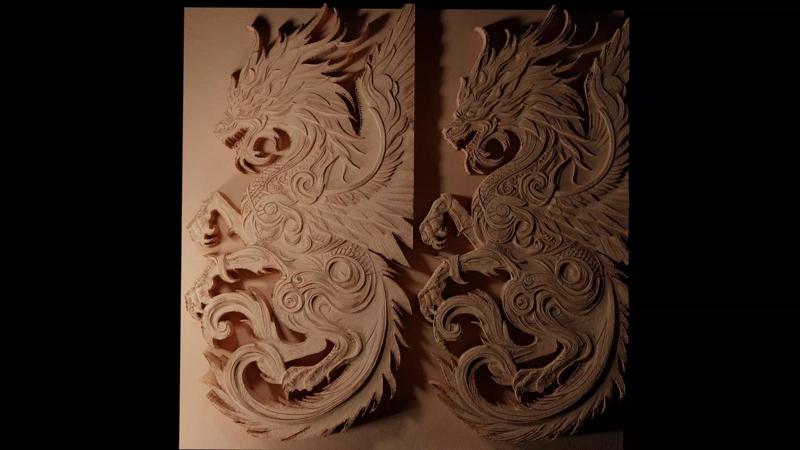 The Pope Lick Monster CNC 3d Print High Relief Sand Casting