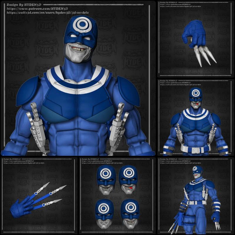 bullseye head and armor