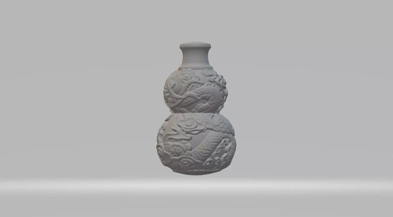 Dragon Gourd 3D Model