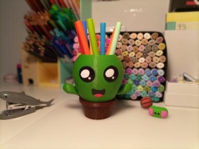 PENCIL HOLDERS PENCIL HOLDERS KAWAII CACTUS