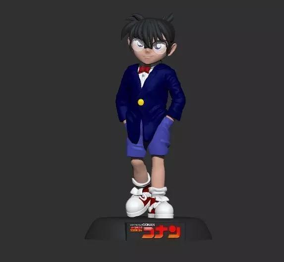 DETECTIVE CONAN 3D MODEL FAN ART