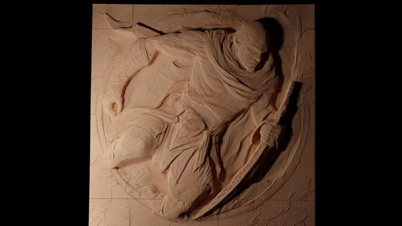 Drizzt DoUrden DND CNC 3d Print High Relief Sand Casting