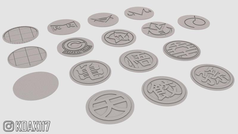 Dragon Ball Symbol Bases/Coasters