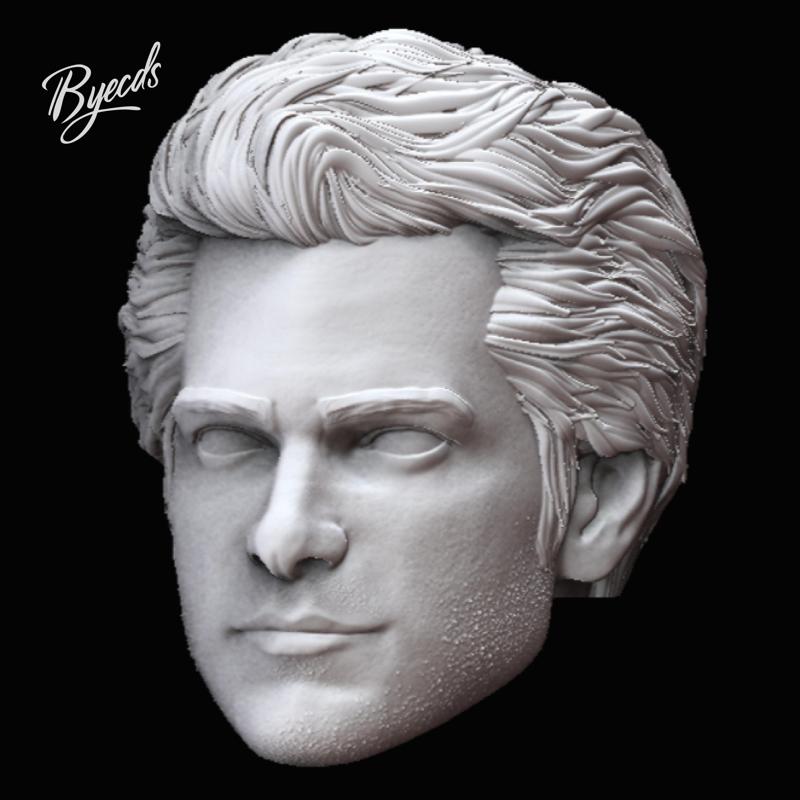 ANDREW GARFIELD NO WAY HOME 3D HEAD MARVEL LEGENDS/SHFIGUARTS/MAFEX