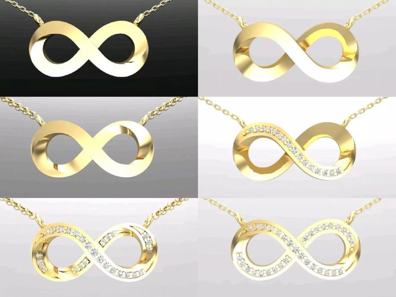 C6 The luxury female pendant 3D Model Collection