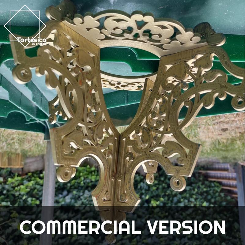 BAROQUE CHURCH CANDLE HOLDER commercial version