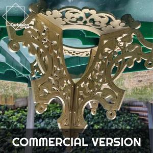 BAROQUE CHURCH CANDLE HOLDER commercial version