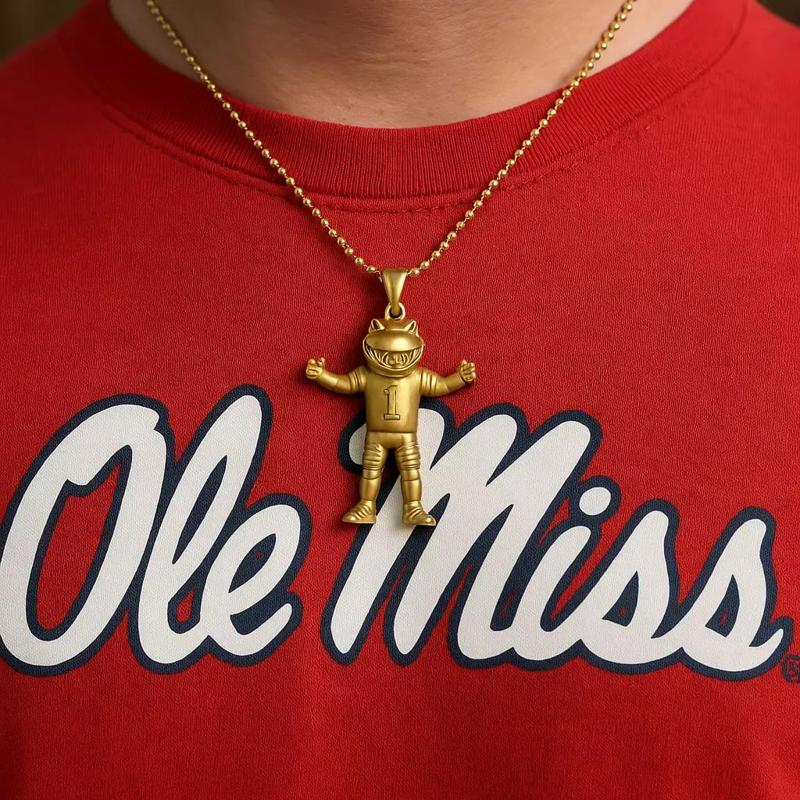 NCAA - Necklaces Ole Miss Rebels - Hanging Figurine