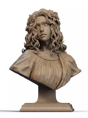 Muse Bust 3D Print
