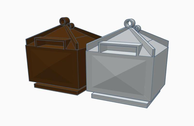 Old paper container version 1 H0 1:87 Detailwerk