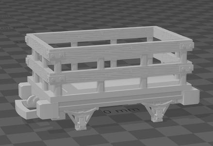 HO/OO TTTE CG Scaled Up Slate Car V2 Hook & Loop
