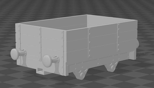 HO/OO TTTE Short Wheelbase Clay Truck V2 NEM