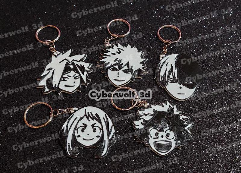 keychains / keychain , BOKU NO HERO / MY HERO ACADEMY