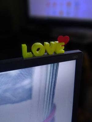 Love, Decoration for TV monitors - Monitor Decoration