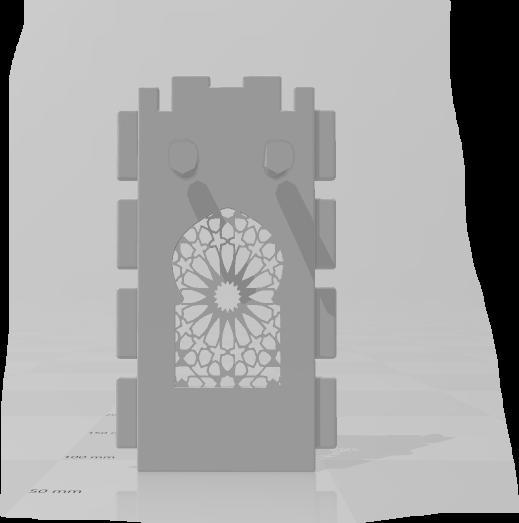 Playmobil wall with Arabian window